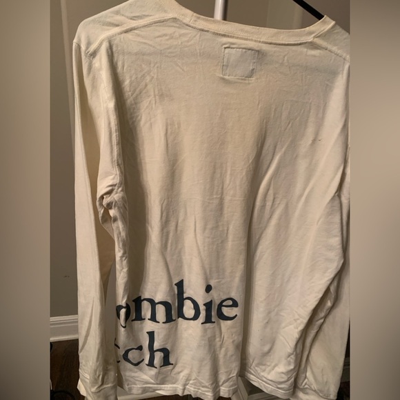 Abercrombie & Fitch Men’s Off White Long sleeve Shirt in size Small. - Picture 2 of 2